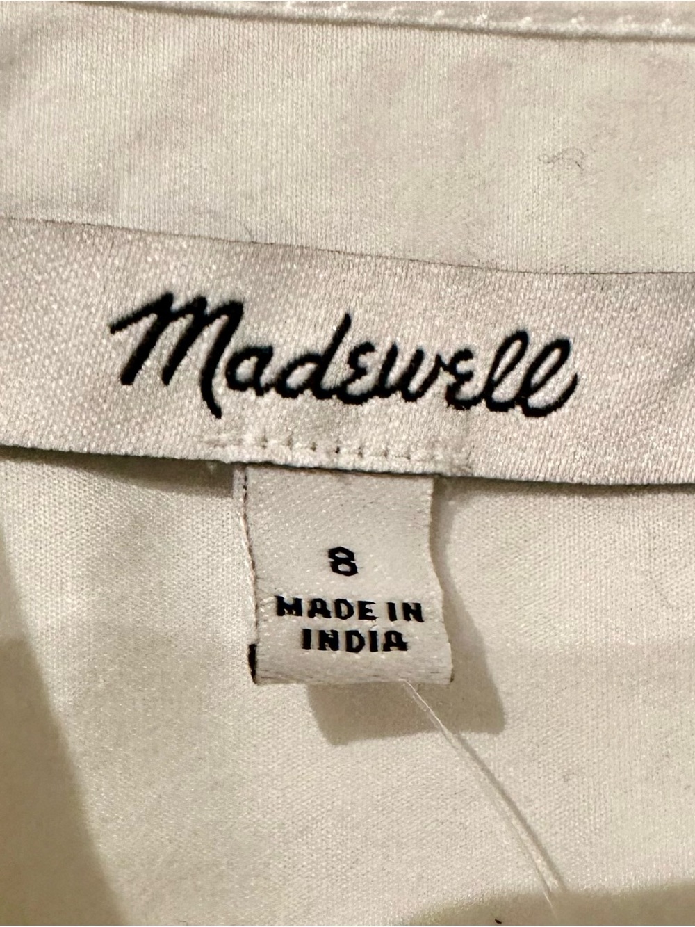 Madewell Utility-Pocket Button-Up Shirt in Eyelet White size 8 New with tag - Picture 9 of 10
